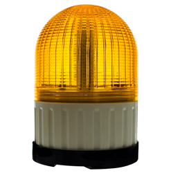 SL100B-012-Y Желтый ( оранжевый ) светодиодный маяк, проблесковый маячок 12 Вольт (12VDC) 6 режимов работы, герметичный IP55/65