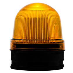 SL70B-Y-12V Проблесковый светодиодный желтый маяк 70 мм, 12V, сирена 80 дБ SL70B-012-Y