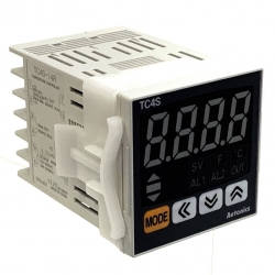 TC4S-N2N A1500001035 Температурный индикатор, DIN 48х48 мм, одиночный 4-значный дисплей, ПИД регулирование, без управляющего выхода, без аварийного выхода, 24В~/ 24-48В= 0