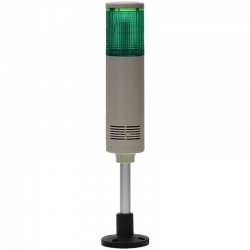 KS56B-024-G LED колонны 56 мм один цвет зеленый зуммер 80 дБ, 24VDC Светодиодные сигнальные колонны
