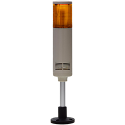 TL56B-024-Y LED колонны 56 мм один цвет желт. зуммер 80 дБ, 24VDC Светодиодные сигнальные колонны